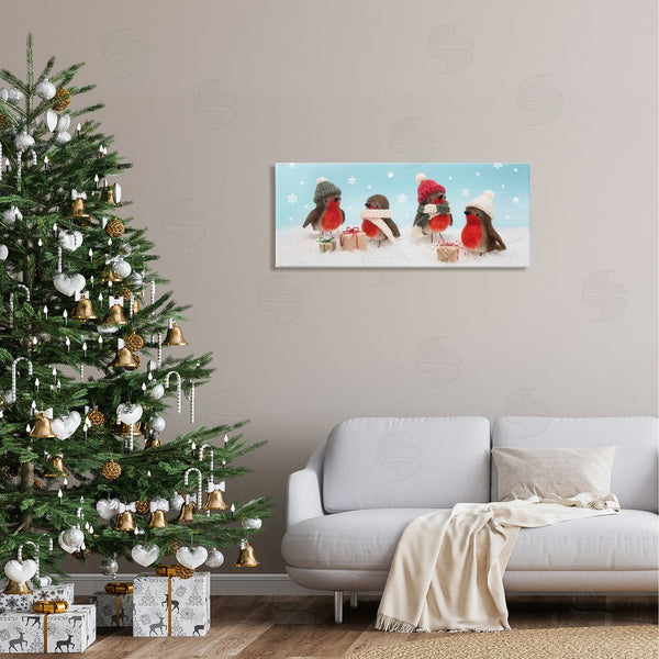 Stupell Industries Lemon & Sugar | Birds & Christmas Gifts Snowflakes Wall Art