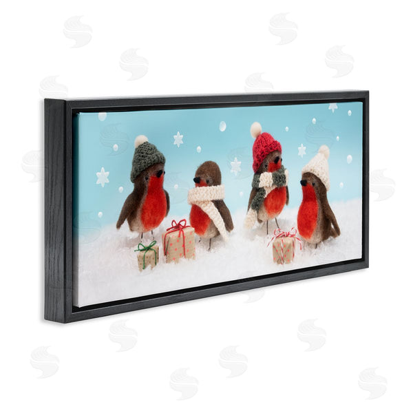 Stupell Industries Lemon & Sugar | Birds & Christmas Gifts Snowflakes Wall Art