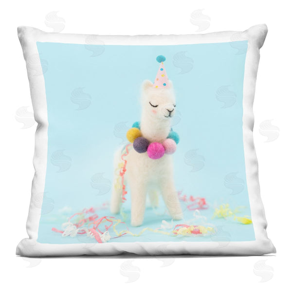 stupell industries Lemon & Sugar | Party Alpaca Fun Confetti Printed Throw Pillow