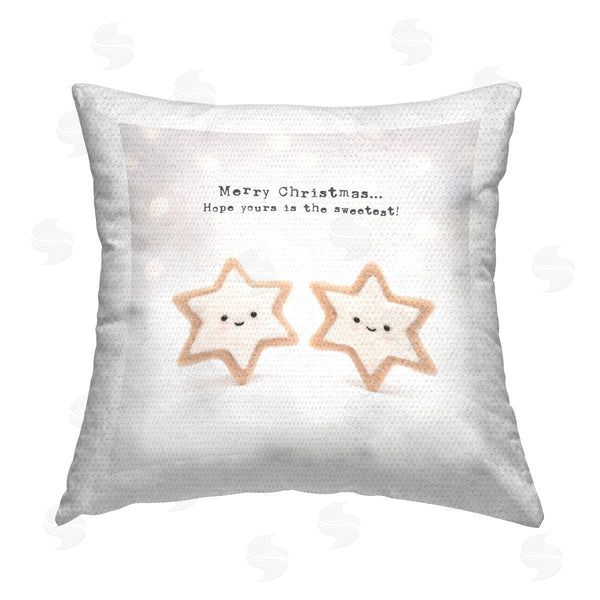 Stupell Industries Lemon & Sugar | Sweetest Christmas Cookies Printed Throw Pillow