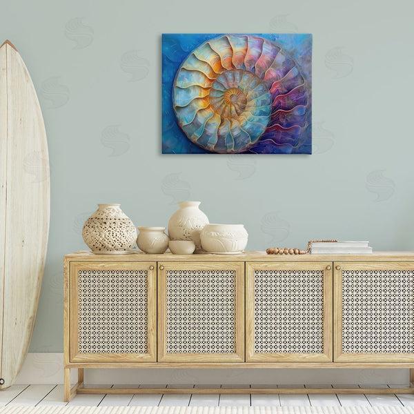 Stupell Industries Lena Owens | Maritime Nautilus Spiral Wall Art