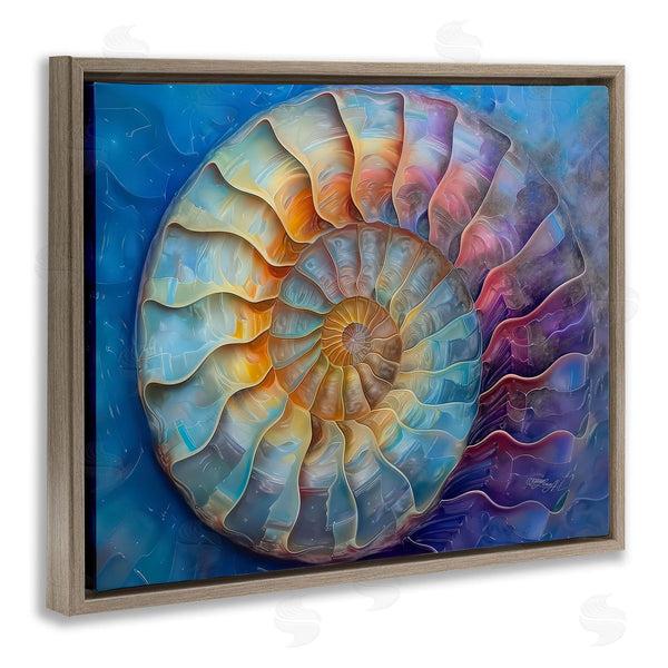 Stupell Industries Lena Owens | Maritime Nautilus Spiral Wall Art