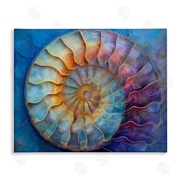 stupell industries Lena Owens | Maritime Nautilus Spiral Wall Art