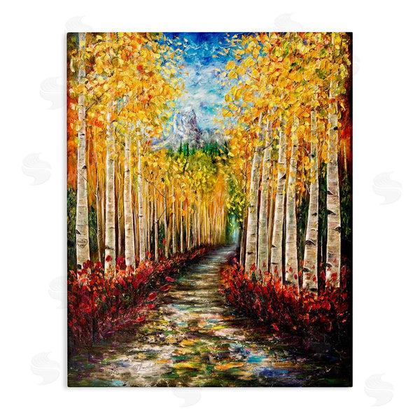stupell industries Lena Owens | Modern Birch Grove Painting Wall Art
