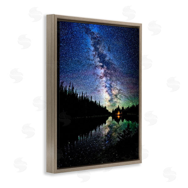 Stupell Industries Lena Owens | Nebula Over Lake Landscape Wall Art