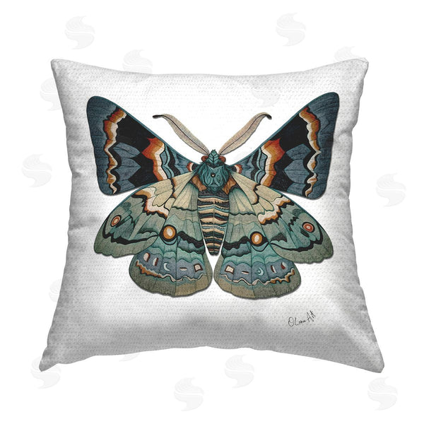 Stupell Industries Lena Owens | Symbol Of Change Moth Printed Throw Pillow