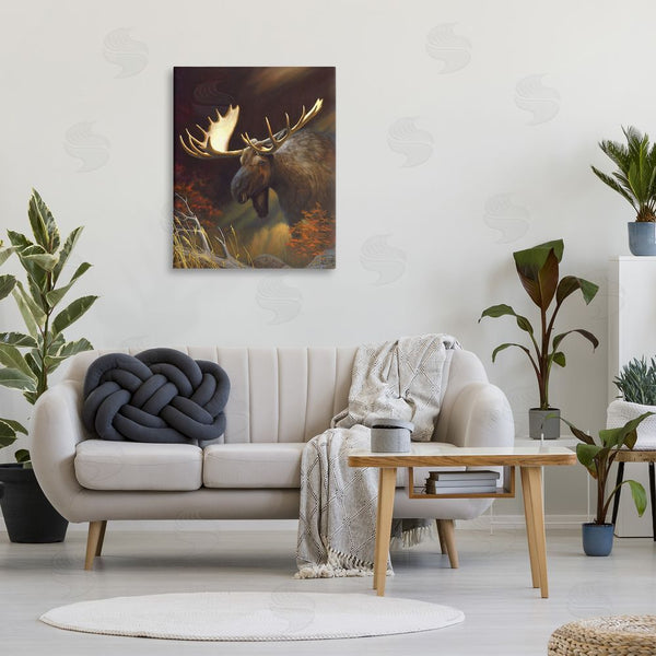 Stupell Industries Leo Stans | Woodland Moose Portrait Wall Art