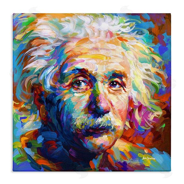 stupell industries Leon Devenice | Abstract Albert Einstein Portrait