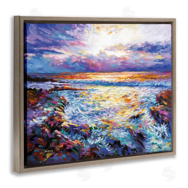 Stupell Industries Leon Devenice | Abstract Contemplation By The Sea Wall Art