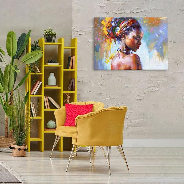 Stupell Industries Leon Devenice | African Beauty Portrait Wall Art