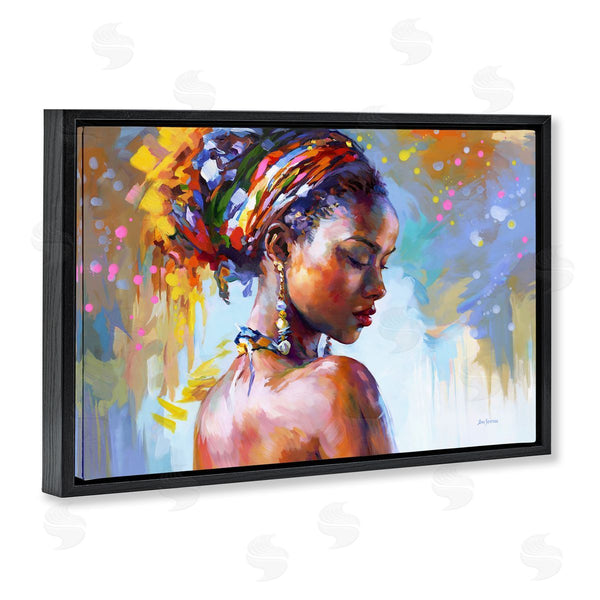 Stupell Industries Leon Devenice | African Beauty Portrait Wall Art