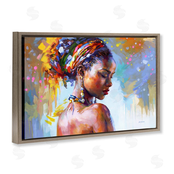 Stupell Industries Leon Devenice | African Beauty Portrait Wall Art