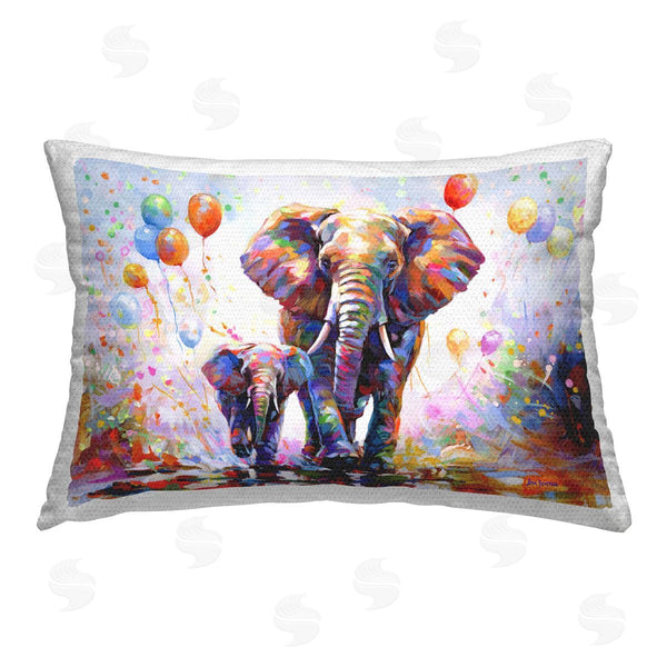 Stupell Industries Leon Devenice | Elephants & Balloons