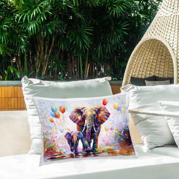 Stupell Industries Leon Devenice | Elephants & Balloons