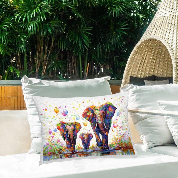 Stupell Industries Leon Devenice | Elephants & Celebration Balloons