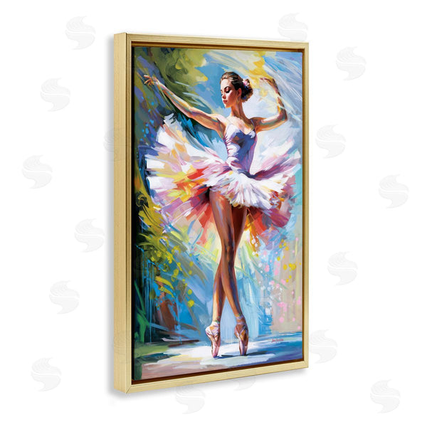 Stupell Industries Leon Devenice | Embrace In Motion Ballet Wall Art