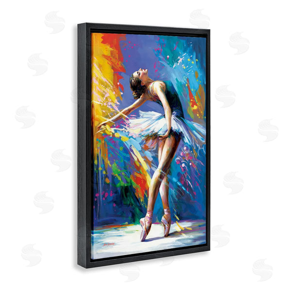 Stupell Industries Leon Devenice | Fluid Ballerina Movement Wall Art