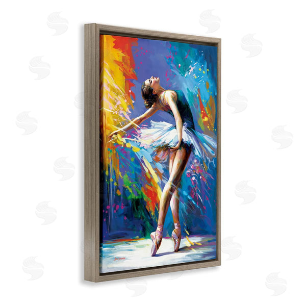 Stupell Industries Leon Devenice | Fluid Ballerina Movement Wall Art