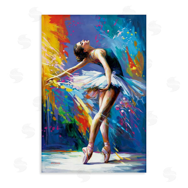 stupell industries Leon Devenice | Fluid Ballerina Movement Wall Art