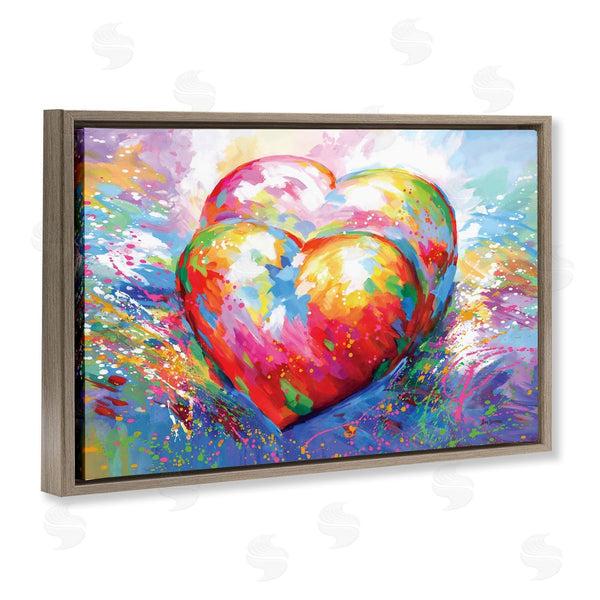 Stupell Industries Leon Devenice | Forever In My Heart Abstraction