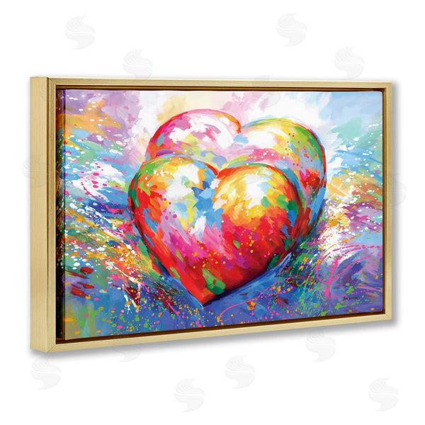 Stupell Industries Leon Devenice | Forever In My Heart Abstraction