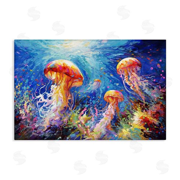 stupell industries Leon Devenice | Jellyfish Serenade Underwater