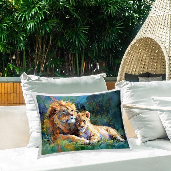 Stupell Industries Leon Devenice | Lion's Embrace Portrait