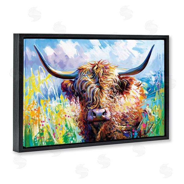 Stupell Industries Leon Devenice | Long Haired Highland Cattle