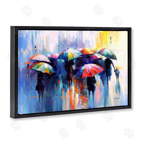 Stupell Industries Leon Devenice | Memories Beneath Rain