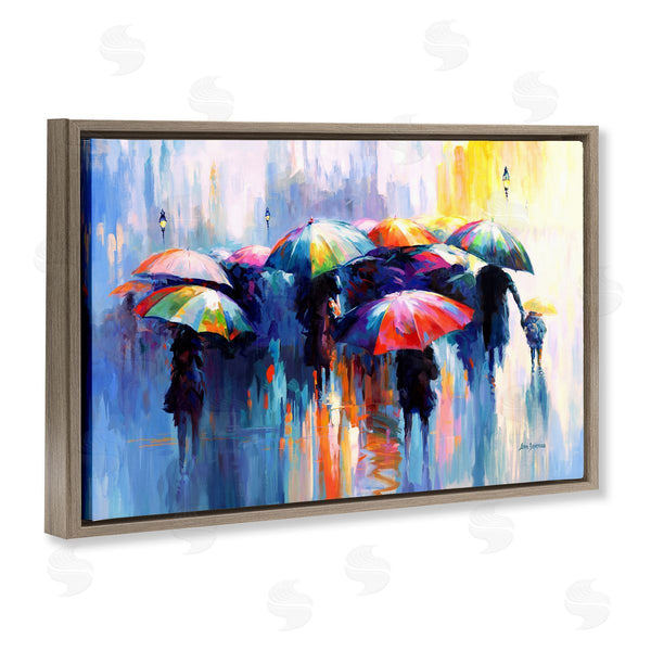 Stupell Industries Leon Devenice | Memories Beneath Rain