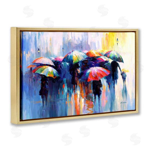 Stupell Industries Leon Devenice | Memories Beneath Rain