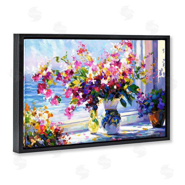 Stupell Industries Leon Devenice | Morning Sun Blooms