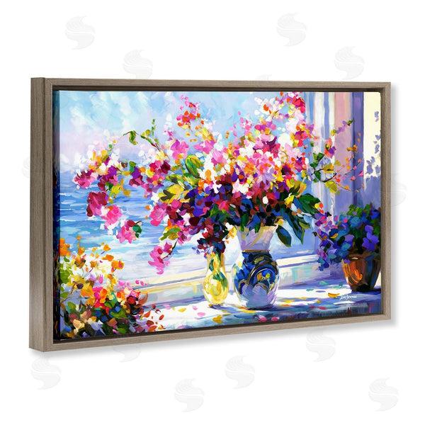 Stupell Industries Leon Devenice | Morning Sun Blooms