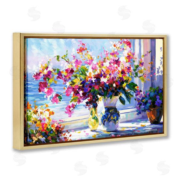 Stupell Industries Leon Devenice | Morning Sun Blooms