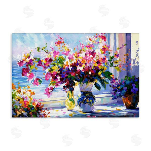 stupell industries Leon Devenice | Morning Sun Blooms