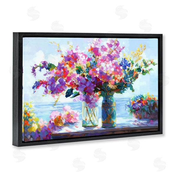 Stupell Industries Leon Devenice | Ocean Breeze Blossoms