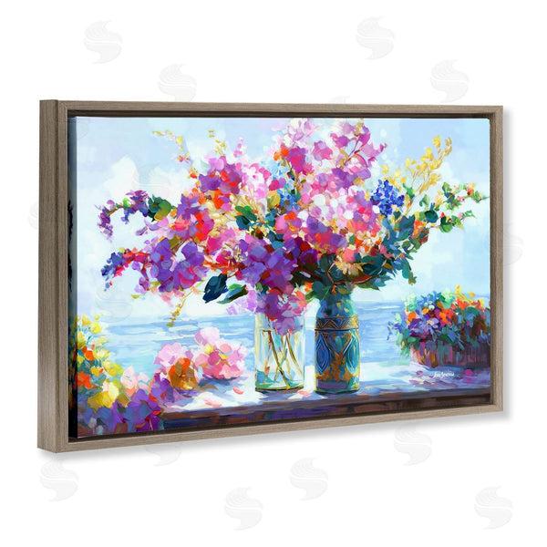 Stupell Industries Leon Devenice | Ocean Breeze Blossoms
