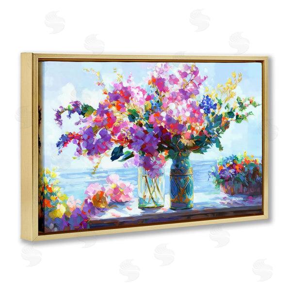 Stupell Industries Leon Devenice | Ocean Breeze Blossoms