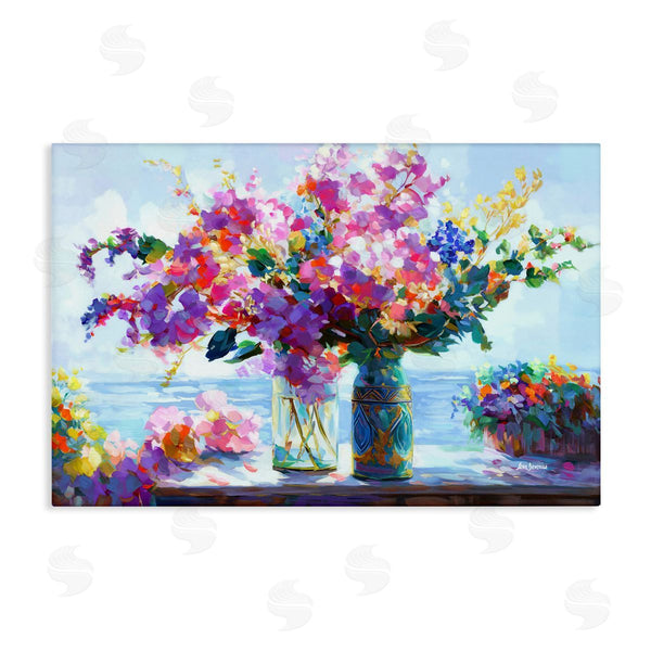 stupell industries Leon Devenice | Ocean Breeze Blossoms