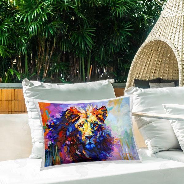 Stupell Industries Leon Devenice | Paint Strokes Lion