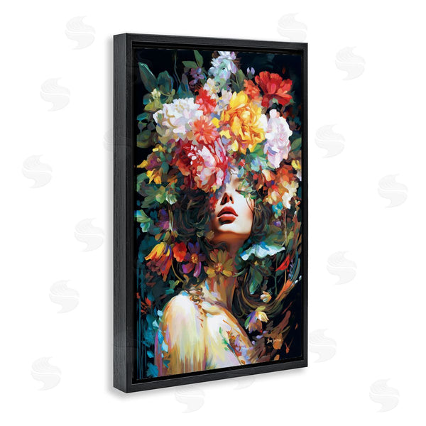 Stupell Industries Leon Devenice | Rose Bedecked Woman Wall Art