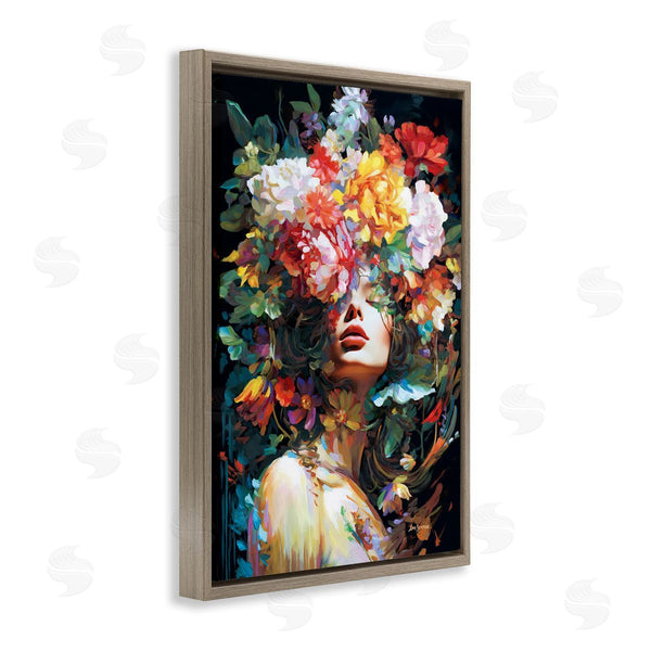 Stupell Industries Leon Devenice | Rose Bedecked Woman Wall Art