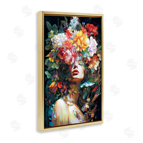 Stupell Industries Leon Devenice | Rose Bedecked Woman Wall Art