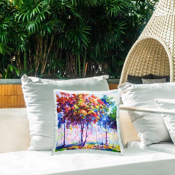 Stupell Industries Leon Devenice | Shades Of Solitude Printed Throw Pillow