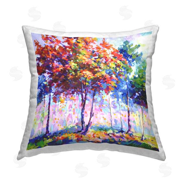 stupell industries Leon Devenice | Shades Of Solitude Printed Throw Pillow