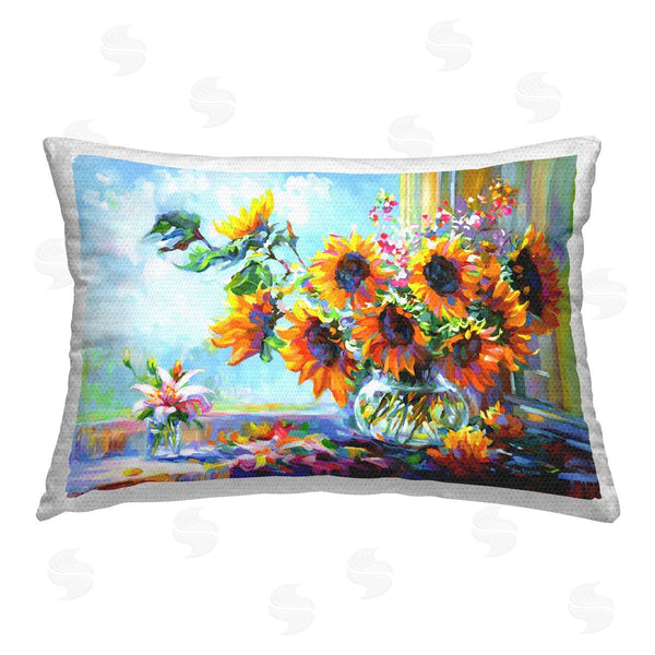 Stupell Industries Leon Devenice | Sunflowers Morning Glory