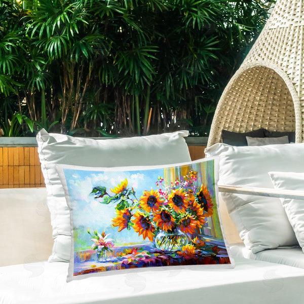 Stupell Industries Leon Devenice | Sunflowers Morning Glory