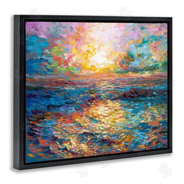 Stupell Industries Leon Devenice | Sunset In Mykonos Beach Wall Art