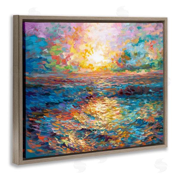 Stupell Industries Leon Devenice | Sunset In Mykonos Beach Wall Art