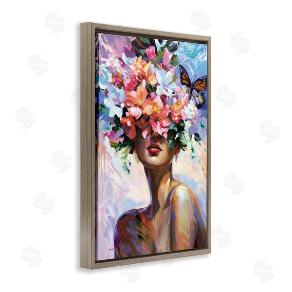 Stupell Industries Leon Devenice | Surrounded By Florals Wall Art